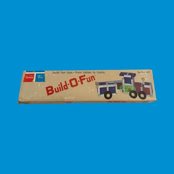 Vintage 1965 Tupperware Tupper Toys Build-O-Fun #101 - Picture 1 of 8